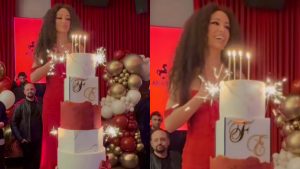 Ελένη Φουρέιρα: Το πάρτι-έκπληξη για τα γενέθλιά της – Η εντυπωσιακή της εμφάνιση (vid)