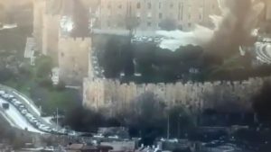Ιερουσαλήμ: Βίντεο ντοκουμέντο από την ιρανική επίθεση στην παλιά πόλη