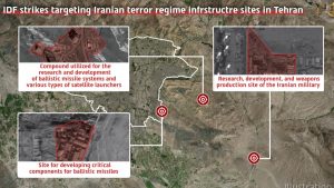 Ισραήλ: Οι επιθέσεις του στρατού στόχευσαν πυραύλους και εγκαταστάσεις όπλων με πάνω από 120 βόμβες στην Τεχεράνη