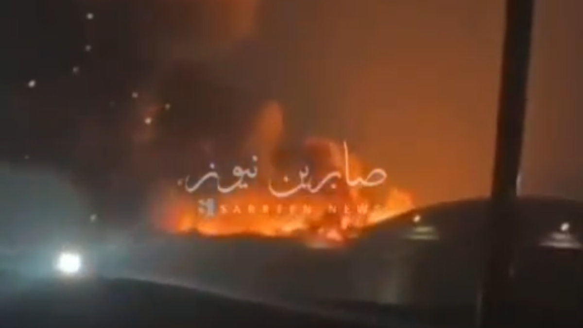 Ιράκ: Στις φλόγες διυλιστήριο στο Ερμπίλ μετά από επίθεση με drones (Βίντεο)