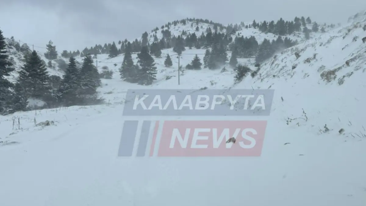 Καλάβρυτα: Επιχείρηση απεγκλωβισμού οδηγών λόγω ισχυρής χιονόπτωσης – Επί τόπου μηχανήματα της Πολιτικής Προστασίας