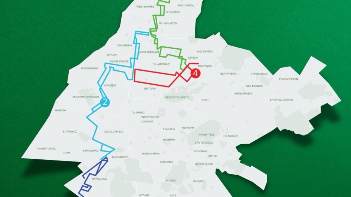 Δήμος Αθηναίων: Τέσσερις γραμμές δημοτικής συγκοινωνίας με 17 λεωφορεία