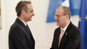 Μητσοτάκης: Συνάντηση με τον Περιφερειακό Διευθυντή Ευρώπης του Παγκόσμιου Οργανισμού Υγείας