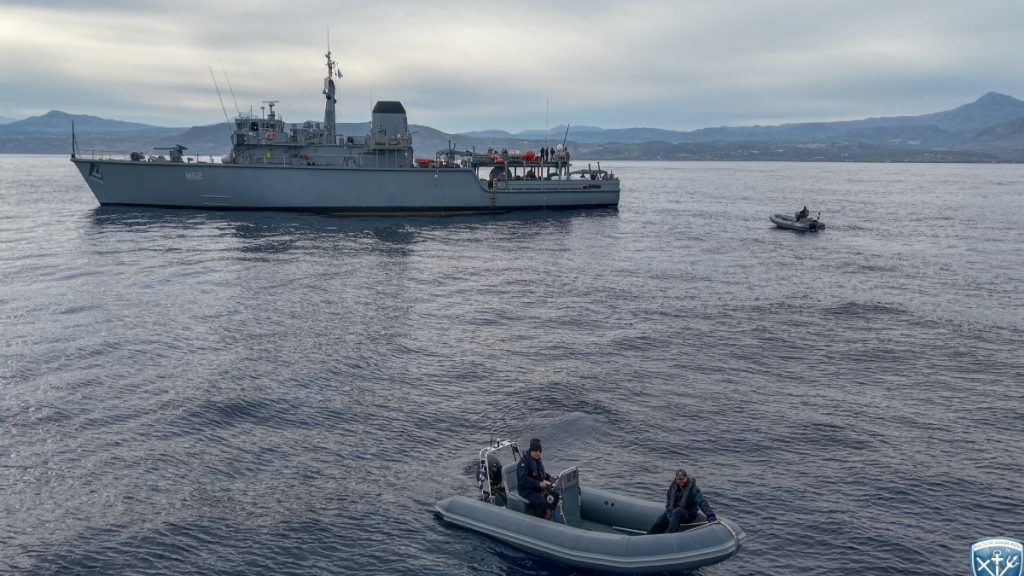 Ολοκληρώθηκε η πολυεθνική άσκηση ναρκοπολέμου «Αριάδνη 26» στο Κρητικό Πέλαγος