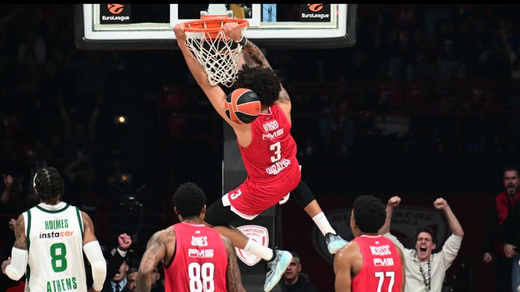 Ολυμπιακός – Παναθηναϊκός AKTOR 86-80: Έβγαλε πάθος και έβαψε «ερυθρόλευκο» το ντέρμπι της Euroleague