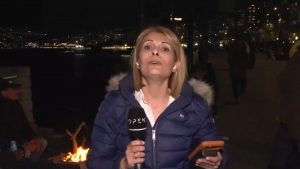 Βίντεο: Η δημοσιογράφος του OPEN Μαρία Καρχιλάκη δέχεται “επίθεση” στην Βυρητό