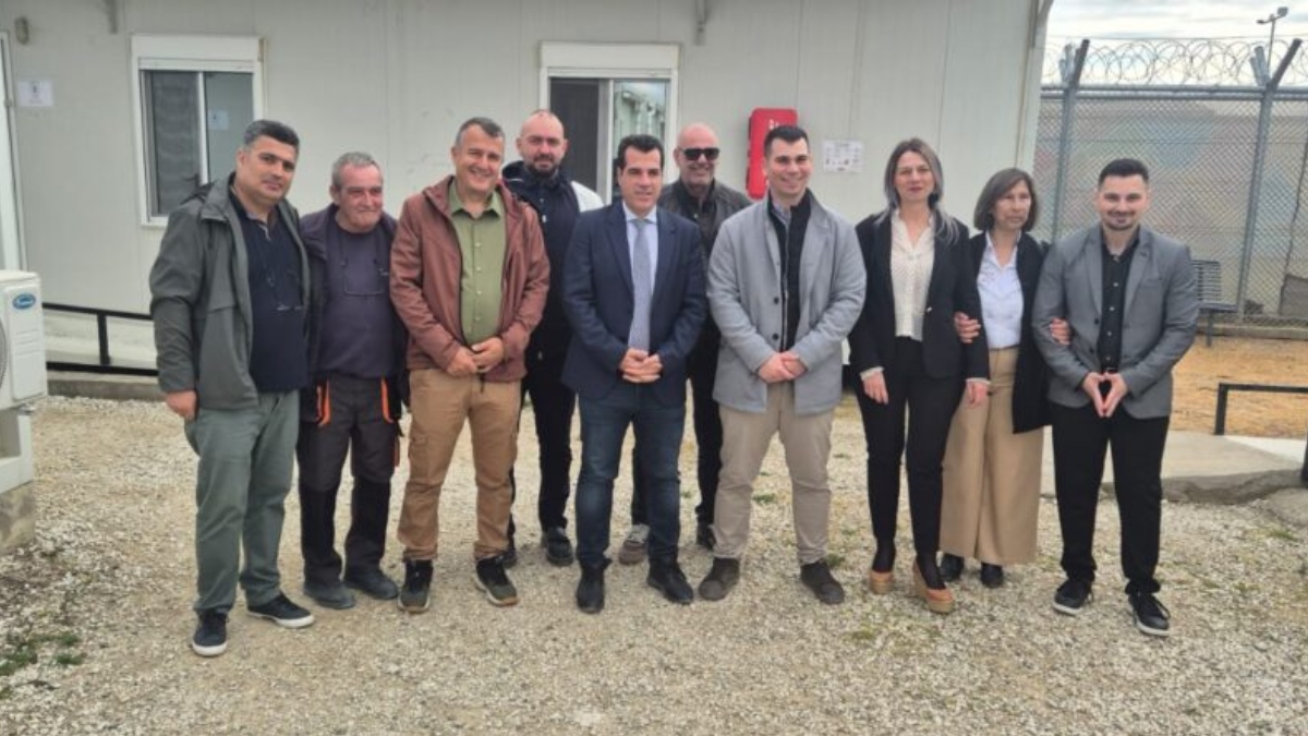 Θάνος Πλεύρης: Επίσκεψη στη Δομή Φιλοξενίας Πολυκάστρου Κιλκίς