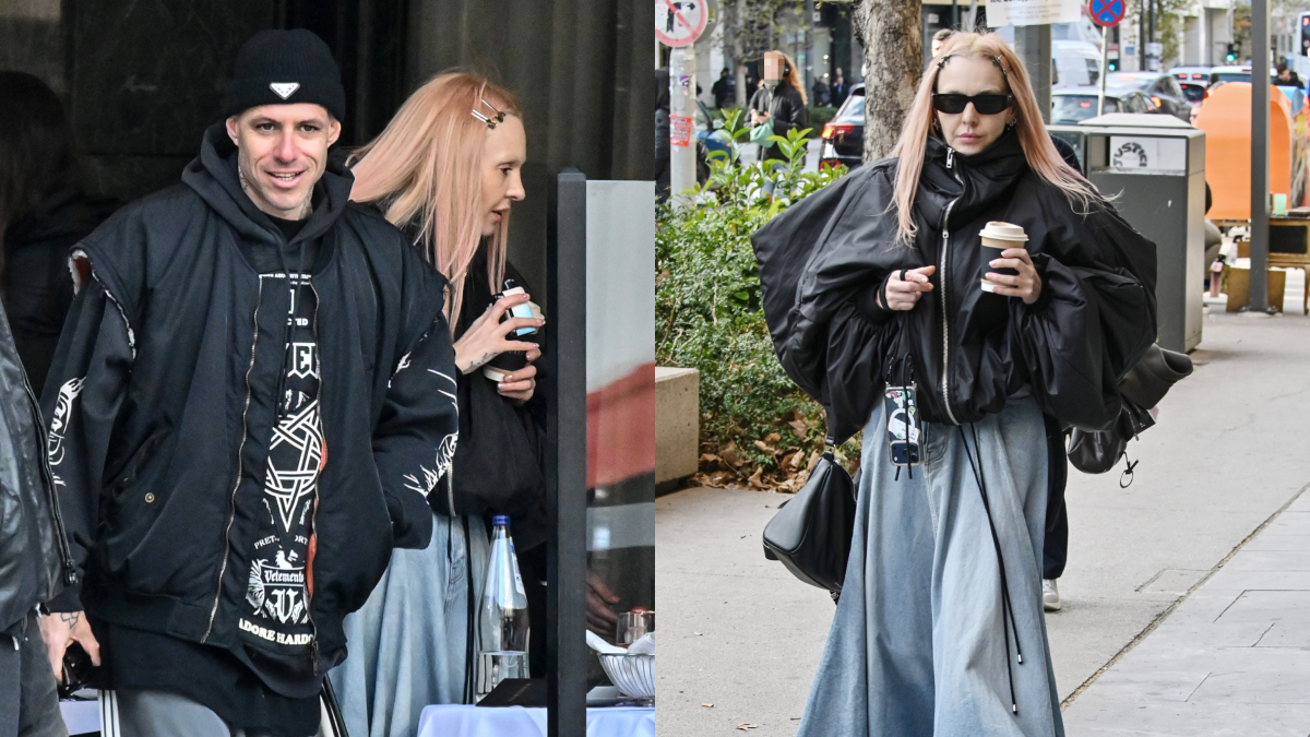 Τάμτα: Στο κέντρο της Αθήνας μαζί με τον Πάρι Κασιδόκωστα – Η σπάνια κοινή εμφάνισή τους (pics)