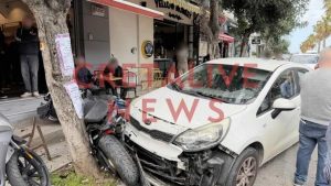 Ηράκλειο: Οδηγός πήρε “σβάρνα” παρκαρισμένα ΙΧ και δίκυκλα (βίντεο + φωτογραφίες)