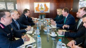 Συνάντηση Χρυσοχοΐδη με τον Ιρλανδό Υπουργό Δικαιοσύνης, Μετανάστευσης και Εσωτερικών Υποθέσεων, Jim O´Callaghan