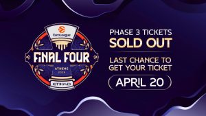 Euroleague Final Four 2026: Sold-out και η 3η φάση των εισιτηρίων
