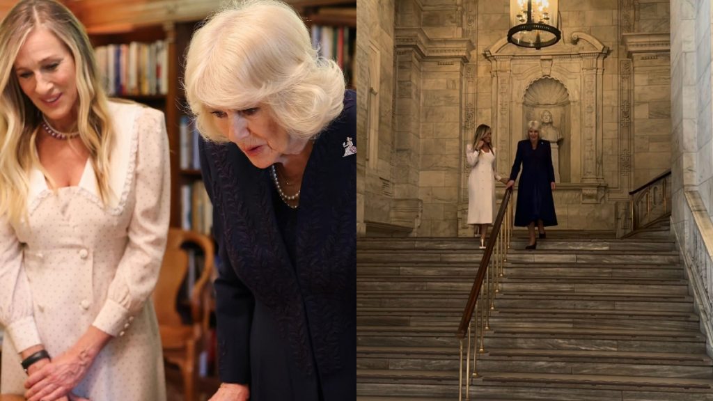 Βασίλισσα Καμίλα: Διάβασε στα παιδιά το «Γουίνι το Αρκουδάκι» παρέα με την Κάρι Μπράντσο (vid)