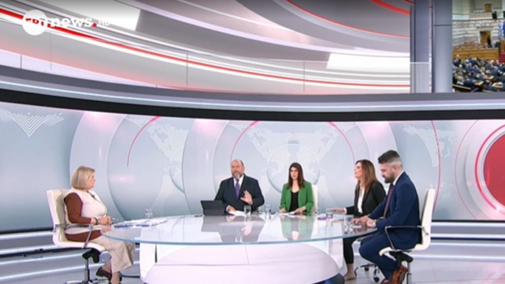 «Χαμός» on air ανάμεσα σε Βούλτεψη και Ταγαρά, Μελίδη στην ΕΡΤ – «Τράκαραν τα τρένα και έγινε μια τραγωδία στα Τέμπη»