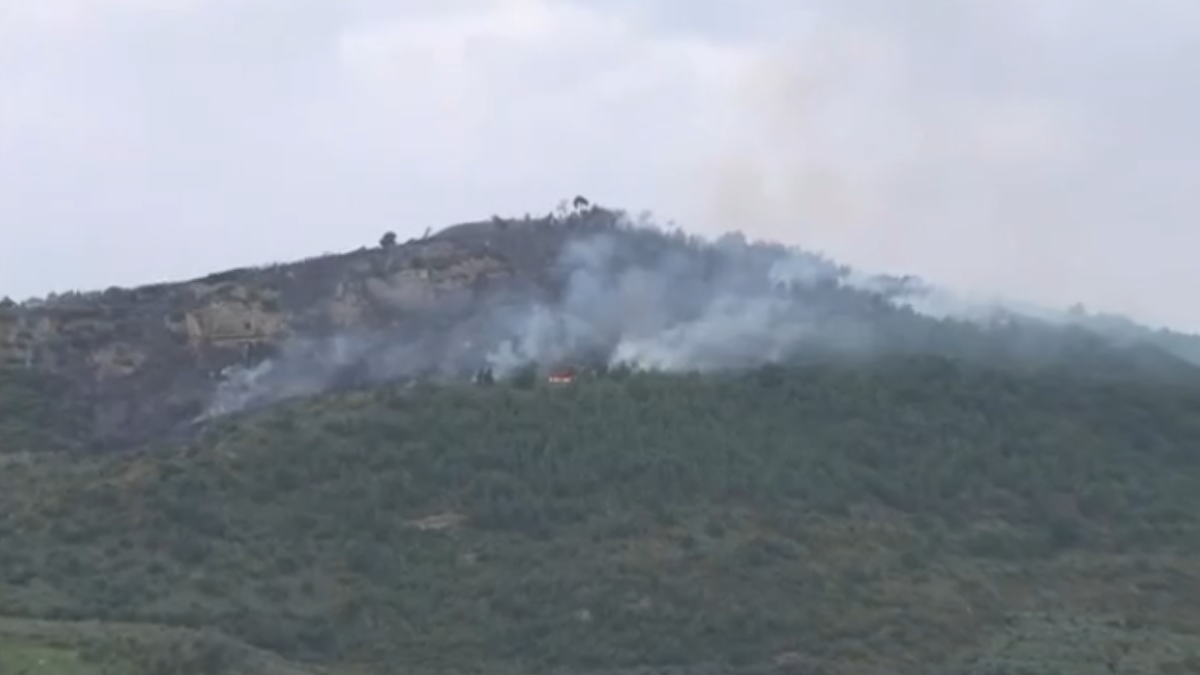 Αχαΐα: Καλύτερη η εικόνα της φωτιάς στην Άμπελο – Επιχειρούν πάνω από 60 πυροσβέστες