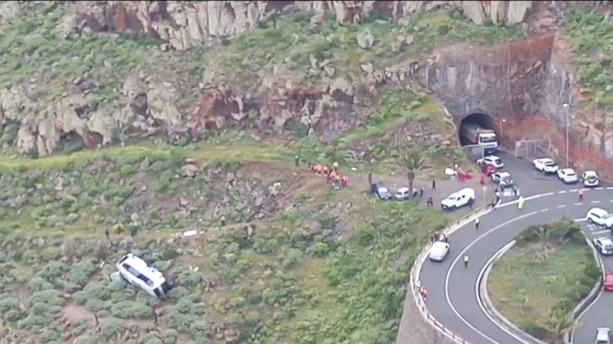 Τραγωδία στα Κανάρια Νησιά: Ένας νεκρός και τρεις σοβαρά τραυματίες από ανατροπή τουριστικού λεωφορείου (Εικόνες& Βίντεο)