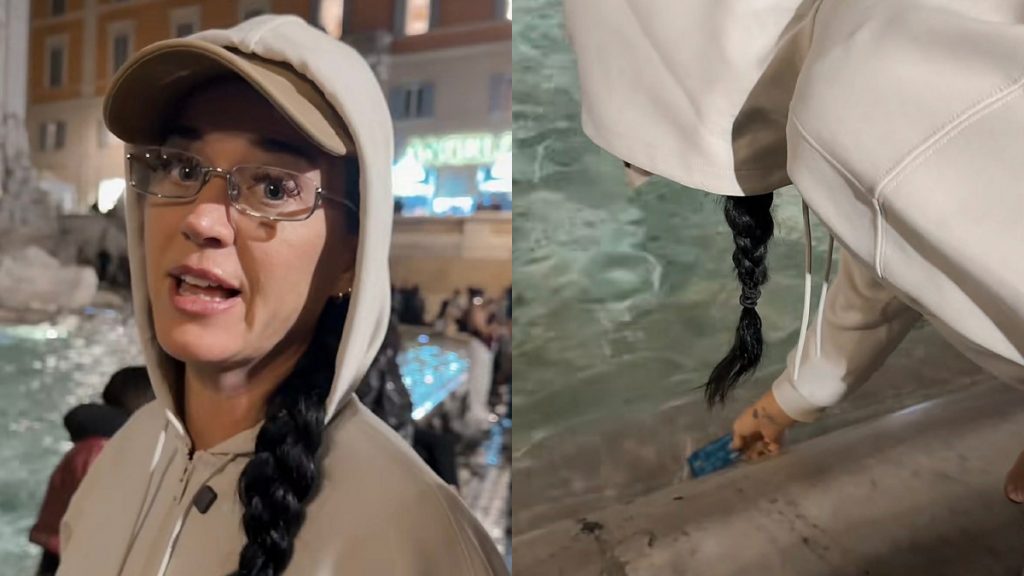 Κέιτι Πέρι: Πέταξε την πιστωτική της κάρτα στη Φοντάνα Ντι Τρέβι γιατί δεν είχε κέρματα – Το viral βίντεο