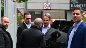 Κυριάκος Μητσοτάκης: Βρέθηκε ξανά στον Ευαγγελισμό – Ενημερώθηκε για την υγεία του Γιώργου Μυλωνάκη