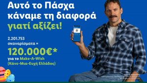 Η Lidl Ελλάς ενισχύει το Make-A-Wish (Κάνε-Μια-Ευχή Ελλάδος) με 120.000€ μέσω της πασχαλινής της ενέργειας