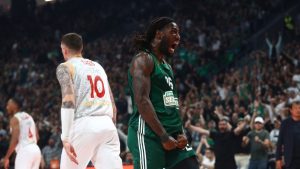 Παναθηναϊκός AKTOR – Μονακό: «Πράσινο» προβάδισμα (49-34) στο πρώτο ημίχρονο της μάχης στο T-Center