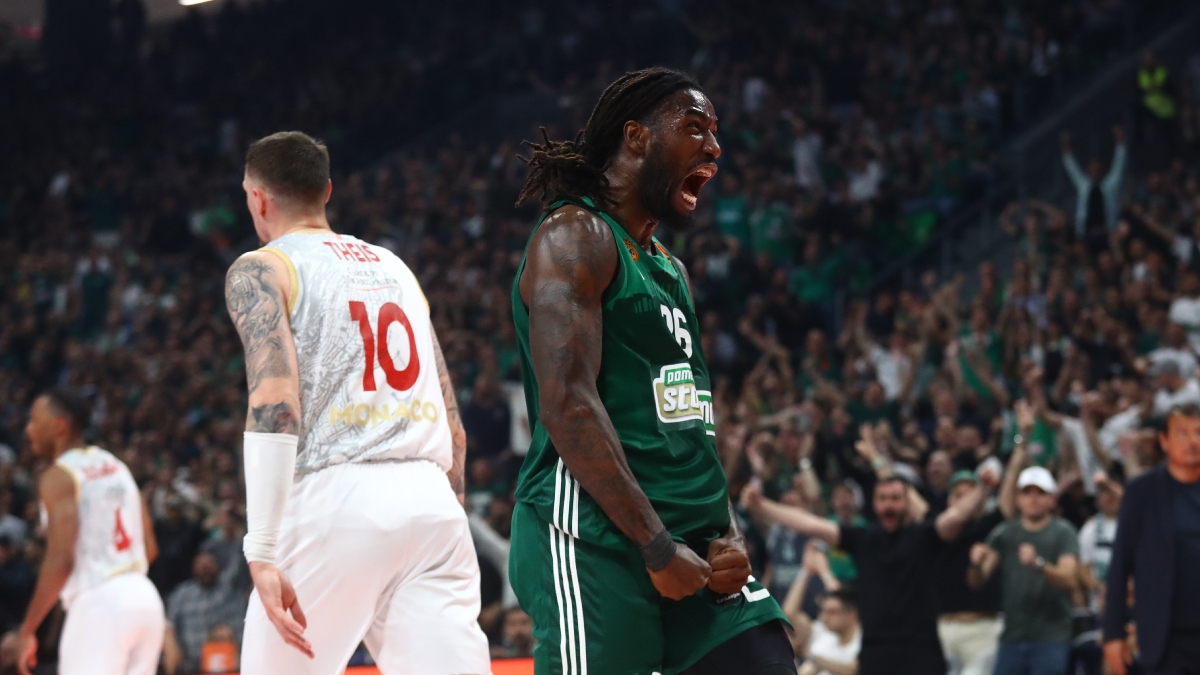 Παναθηναϊκός AKTOR – Μονακό: «Πράσινο» προβάδισμα (49-34) στο πρώτο ημίχρονο της μάχης στο T-Center