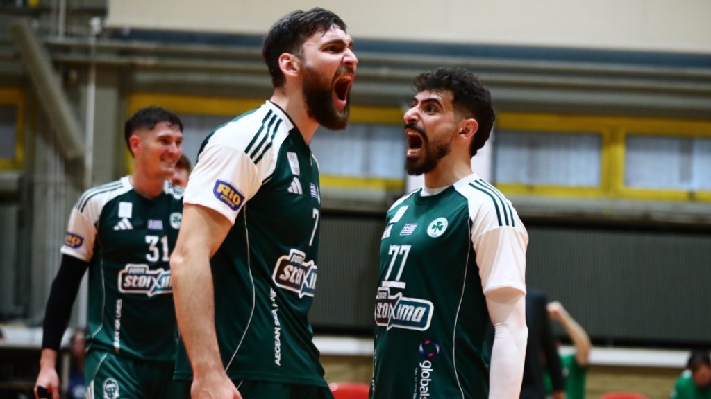 Παναθηναϊκός – Ολυμπιακός 3-0: Άνετα στους τελικούς της Volley League οι «πράσινοι»