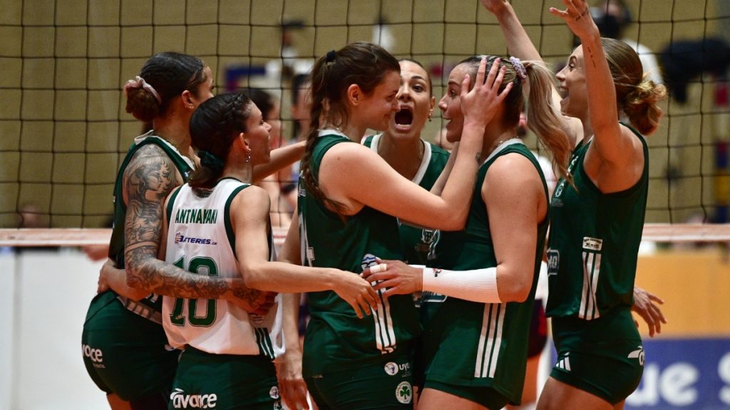 Παναθηναϊκός – ΖΑΟΝ 3-0: Πρωταθλήτριες με «σκούπα» οι «πράσινες»