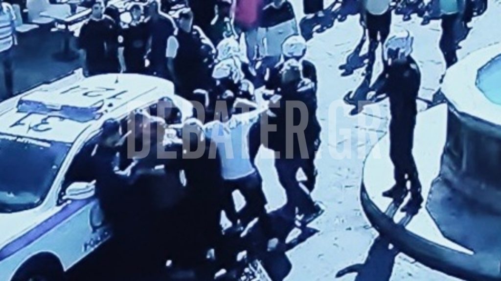 Ρόδος: Άγριο ξύλο στην παλιά πόλη διανομέα με σερβιτόρους (Βίντεο)