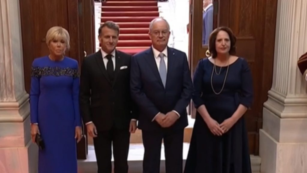 Στο Προεδρικό Μέγαρο ο πρόεδρος της Γαλλίας Εμανουέλ Μακρόν