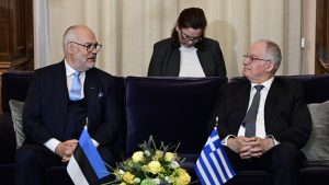 Στην Αθήνα ο πρόεδρος της Εσθονίας συναντήθηκε με τον Κωνσταντίνο Τασούλα – “Σεβασμός στην εδαφική ακεραιότητα των χωρών”
