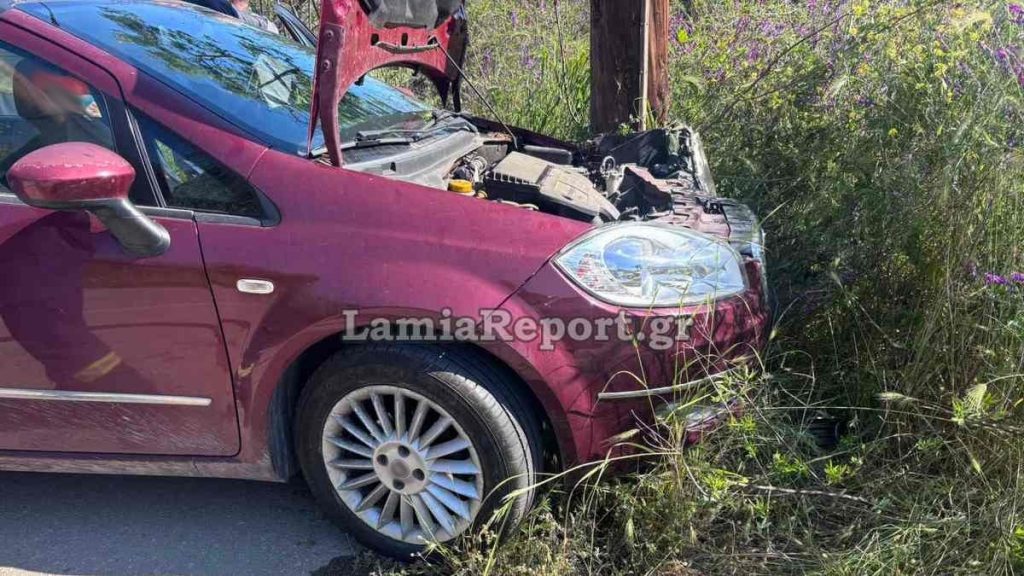 Τροχαίο στη Φθιώτιδα: Αυτοκίνητο καρφώθηκε σε κολόνα – Εγκλωβίστηκε ο 80χρονος οδηγός