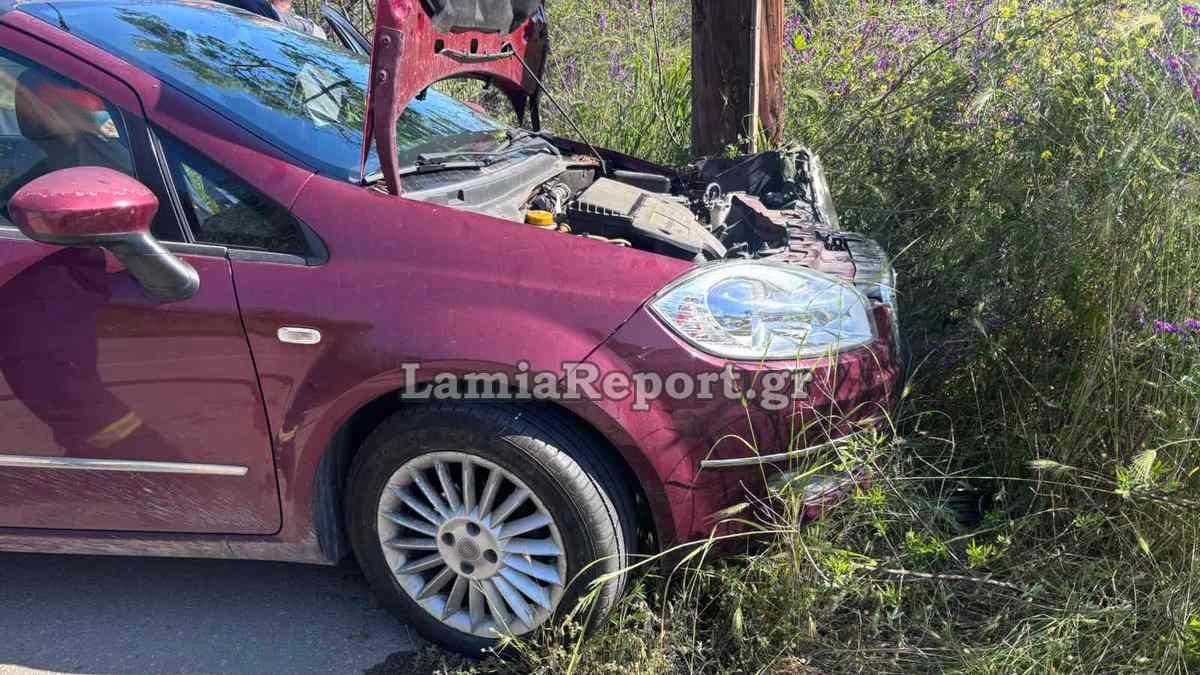 Τροχαίο στη Φθιώτιδα: Αυτοκίνητο καρφώθηκε σε κολόνα – Εγκλωβίστηκε ο 80χρονος οδηγός