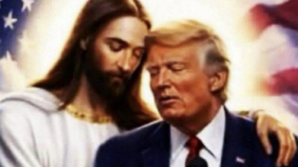 Ντόναλντ Τραμπ: Δημοσίευσε εικόνα του αγκαλιά με τον Ιησού Χριστό – Το AI έκανε και πάλι το θαύμα του