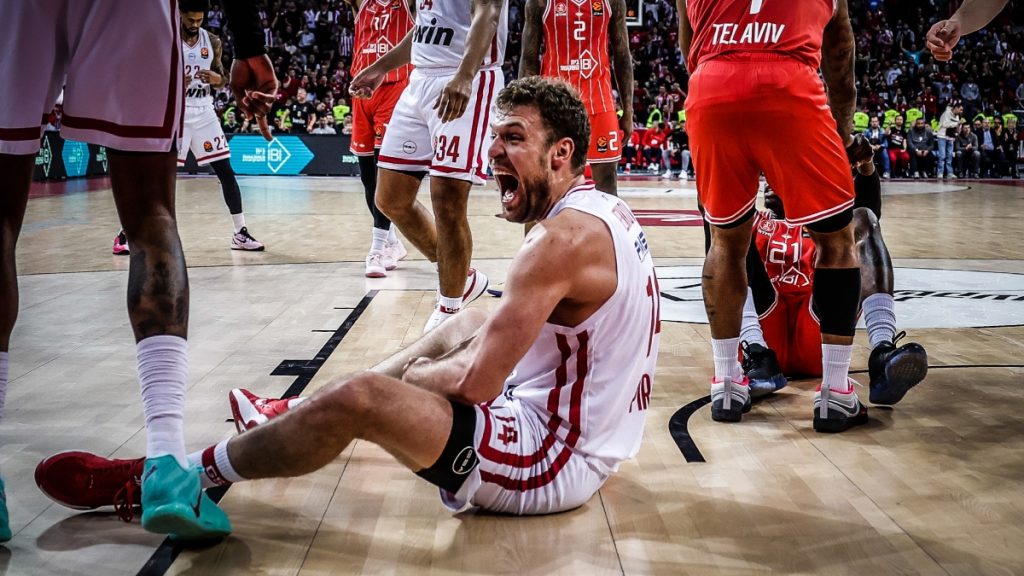 Βαθμολογία Euroleague: Παρέμεινε μόνος στην κορυφή ο Ολυμπιακός και περιμένει «δώρο» από τον Παναθηναϊκό AKTOR