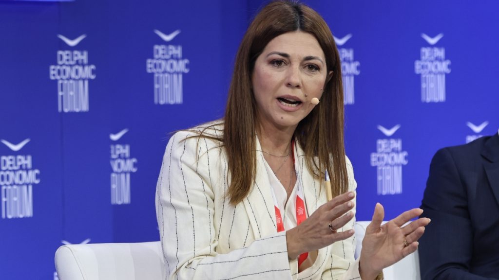 Σ. Ζαχαράκη από το Φόρουμ των Δελφών: «Είναι η στιγμή να μιλήσουμε για την εμπέδωση της Ελλάδας ως διεθνή κόμβο εκπαίδευσης»