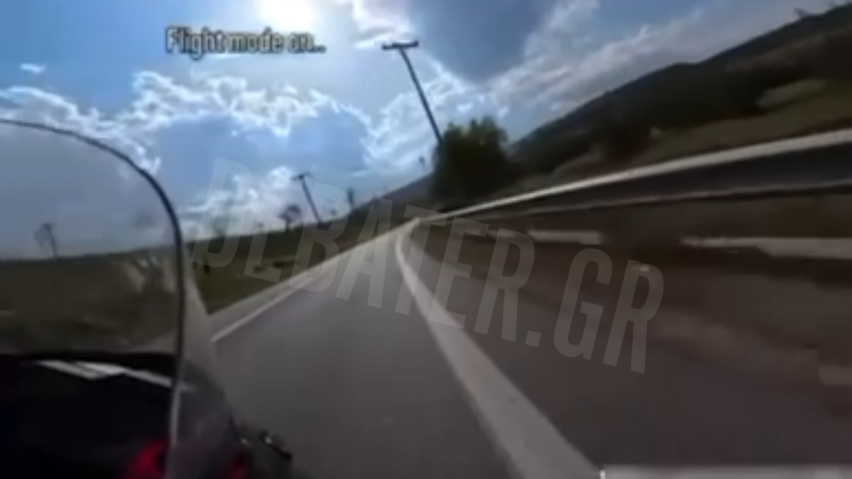 Μοτοσικλετιστής οδηγούσε με ταχύτητες άνω των 240 χλμ – Ταυτοποιήθηκε από βίντεο στα social media
