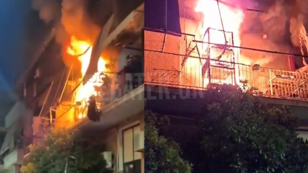 Δραπετσώνα: Από έκρηξη σε γκαζάκι η φωτιά στο διαμέρισμα – Νέα βίντεο με τις στιγμές πανικού