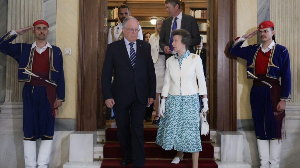 Στο Προεδρικό Μέγαρο η πριγκίπισσα Άννα του Ηνωμένου Βασιλείου – Τι συζήτησε με τον Τασούλα