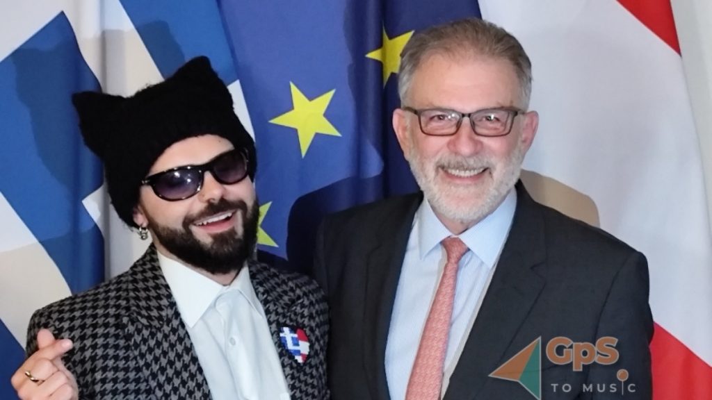 Eurovision 2026: O Akylas στην Ελληνική Πρεσβεία της Βιέννης (βίντεο)