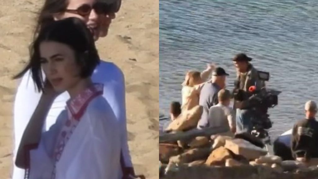 Ξεκίνησαν τα γυρίσματα του «Emily in Paris» στη Μύκονο – Τα πρώτα πλάνα με την Λίλι Κόλινς στο νησί (vid)