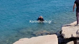 Θρίλερ στην Κόρινθο: Εντοπίστηκε όχημα μέσα στη θάλασσα (Βίντεο – Φωτογραφίες)