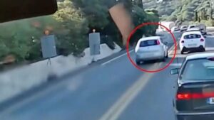 Σοκ στην Κρήτη: Οδηγός έκανε επικίνδυνη προσπέραση 8 οχημάτων (Βίντεο)