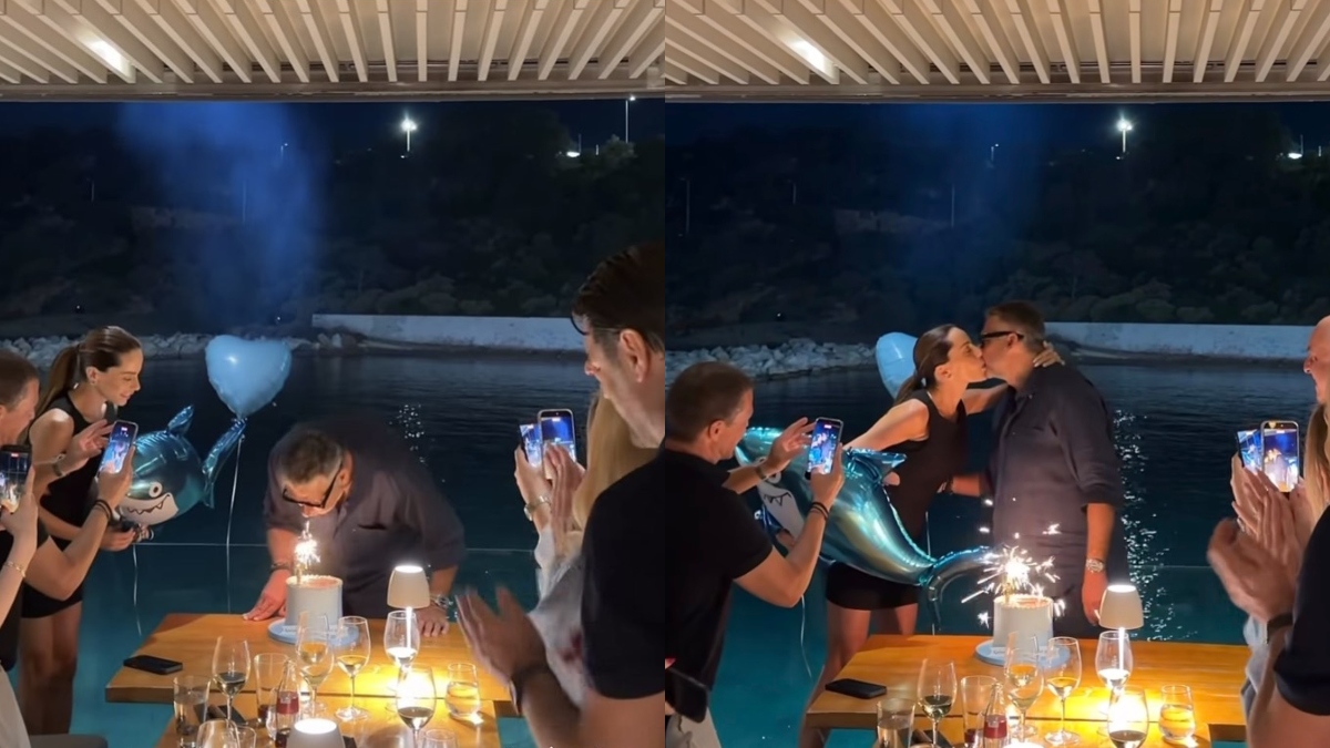 Γιώργος Λιάγκας: Γενέθλια στο πλευρό της Μαρίας Αντωνά – Το τρυφερό φιλί που αντάλλαξαν (pics)