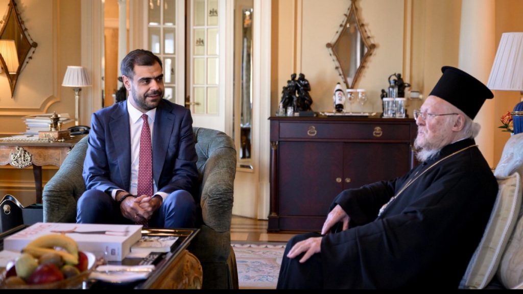 Μαρινάκης για τον Πατριάρχη Βαρθολομαίο: “Πάντοτε μια ιδιαίτερα τιμητική και βαθιά συγκινητική στιγμή”