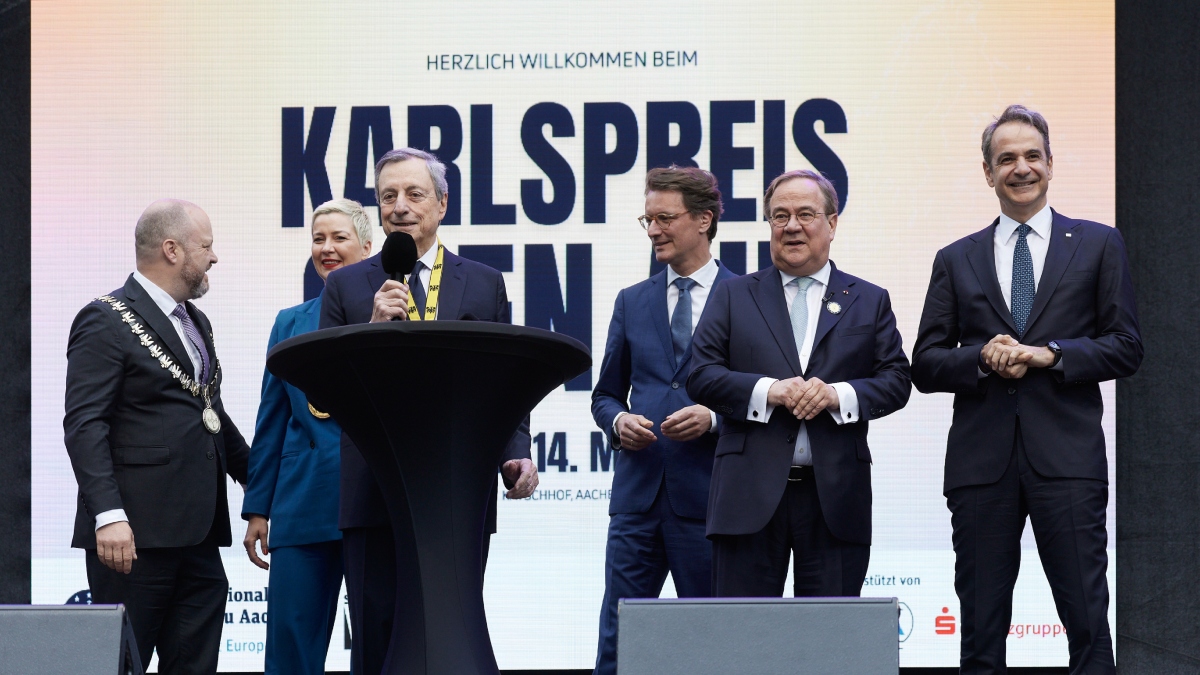 Μητσοτάκης: «Ο Ντράγκι είναι ένας από τους αληθινούς ευρωπαίους»