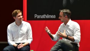 Live η συζήτηση του Κυριάκου Μητσοτάκη με τον CEO της ElevenLabs Mati Staniszewski 