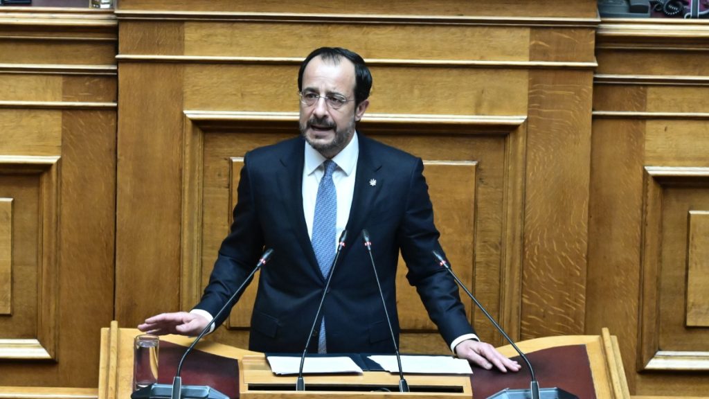 Νίκος Χριστοδουλίδης: «Όχι στη λύση δύο κρατών – Η Τουρκία έχει καταπατήσει κάθε είδους δίκαιο», η ιστορική ομιλία στη Βουλή