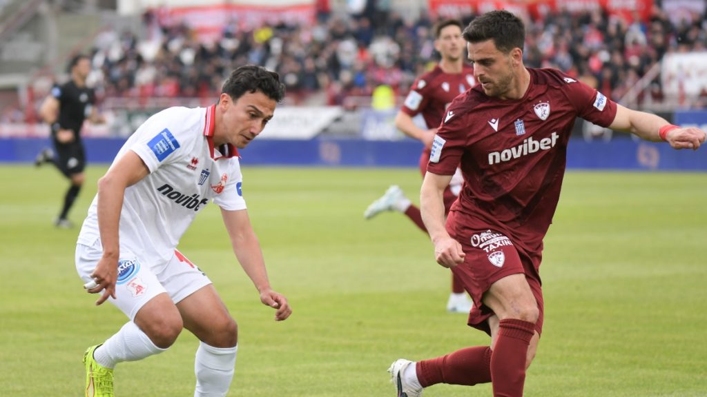 Πανσερραϊκός – ΑΕΛ 1-1: Έμεινε ζωντανός στο «θρίλερ» με πέναλτι του Καρέλη στο 90′
