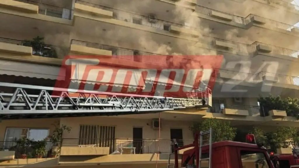Πάτρα: Φωτιά σε διαμέρισμα πολυκατοικίας – Τραυματίστηκε η 72χρονη ένοικος