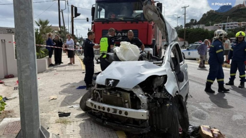 Οικογενειακή τραγωδία στην Ρόδο: Μητέρα και κόρη τα θύματα του τροχαίου δυστυχήματος
