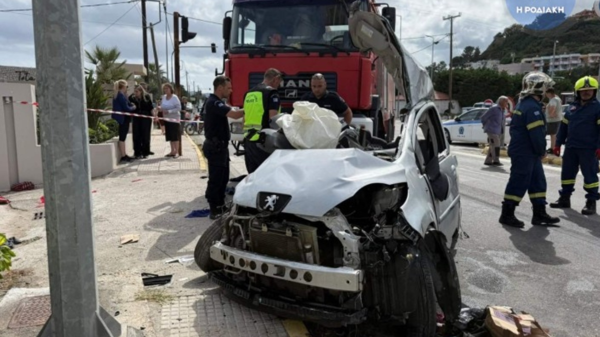 Οικογενειακή τραγωδία στην Ρόδο: Μητέρα και κόρη τα θύματα του τροχαίου δυστυχήματος